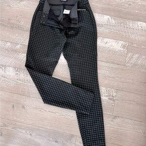 Express Wmns Editor Mid Rise Skinny Checkered Pants Sz 6R